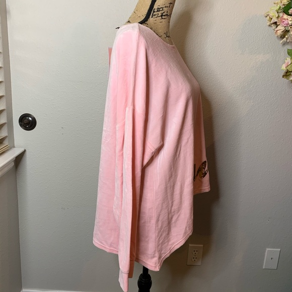 NWT Juicy Couture Velour Shark Bite Sweatshirt - Picture 6 of 8